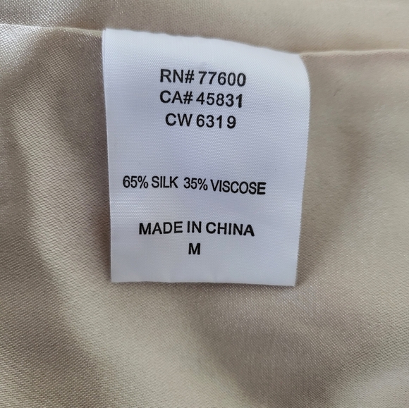 CHASER‎ Open Back Silk Blend Mini Dress Folkloric Tapestry Velvet Size M New - Picture 9 of 9